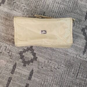 JM New York Cream Cosmetics Travel Bag with Bonus Bags